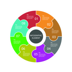 Fototapeta premium Infographic template deisgn