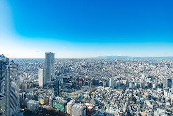 Fototapeta premium 都市風景 東京