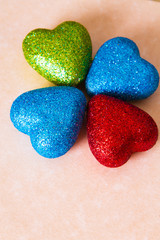 Valentine day greeting card.