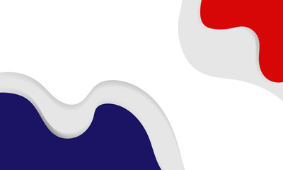 Flag of France, brush stroke background - Vecto