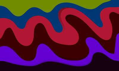 Fluid color covers set. Colorful bubble shapes with gradients. Trendy design. Eps10 vector. - Vector