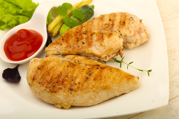 Roasted chicken breast