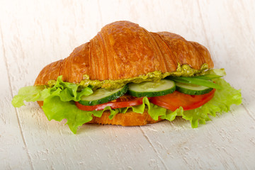 Vegan croissant