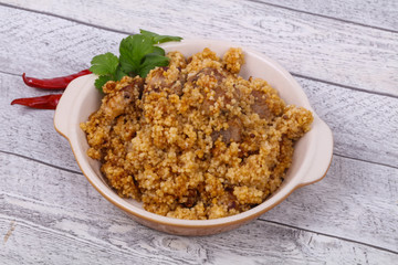 Couscous with meat