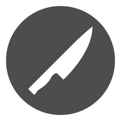 Knife icon. Vector.