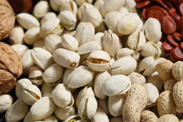 many nuts on the table