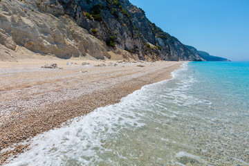 White Egremni beach, Lefkada, Greece