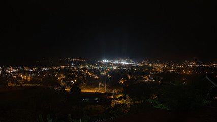 village of Tena by night