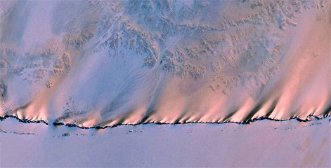 volcanoes of the seabed, tribute to Pollock, abstract photography of the deserts of Africa from the...