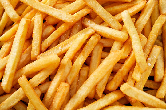 Full frame of french fries