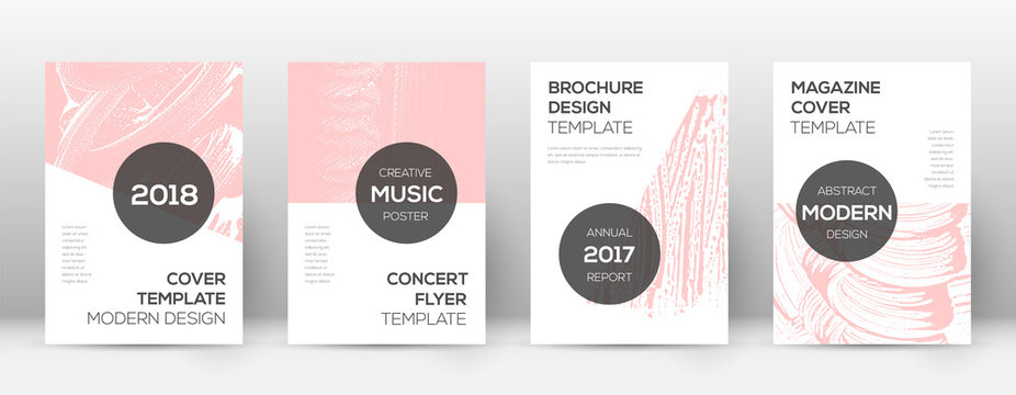 Cover page design template. Modern brochure layout