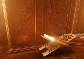 Holy Quran in a mosque