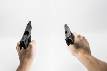 first person shooter pistol