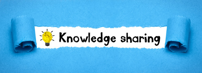 Knowledge sharing - obrazy, fototapety, plakaty