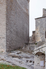 Montmajour France 15-12-2018. Monastery and abbey of Montmajour in the south of France