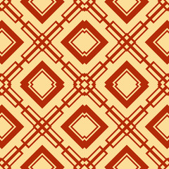 Abstract seamless retro art deco vintage ornamental background