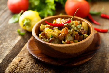 Homemade vegetable stew