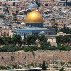 Obraz premium Nice panorama of the city of Jerusalem