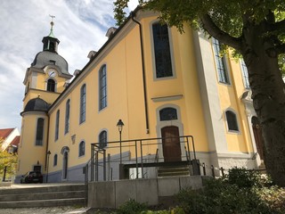Fototapeta na wymiar Kirche in Suhl (Thüringen)
