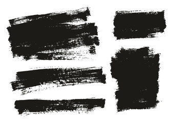 Paint Brush Thin Background High Detail Abstract Vector Background Set 142