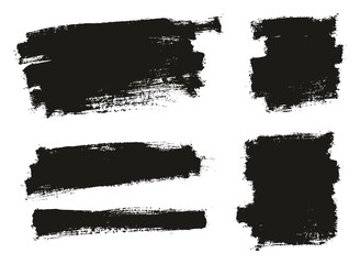 Paint Brush Thin Background High Detail Abstract Vector Background Set 137