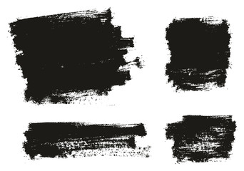Paint Brush Thin Background High Detail Abstract Vector Background Set 123