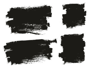 Paint Brush Thin Background High Detail Abstract Vector Background Set 122