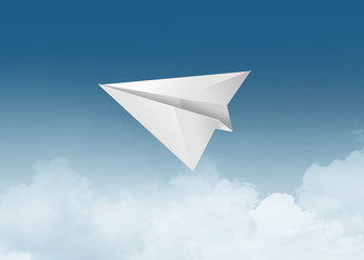 illustration of paper airplane