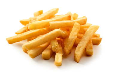 Close up on fresh French Fries or Pommes Frites