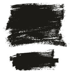 Paint Brush Thin Background High Detail Abstract Vector Background Set 32