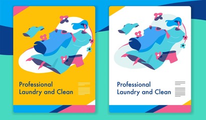 Laundry business template.