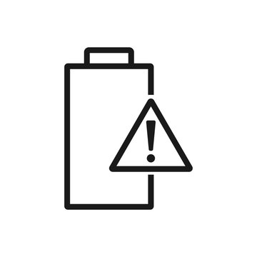 recommend clip art: Battery icon or logo in modern line style. High quality gray outline pictogram for web site design and mobile apps. Vector illustration on a white background.