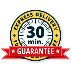 30 minutes Express Delivery illustration
