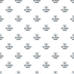 Obraz premium Material 3d printing pattern vector seamless repeat for any web design