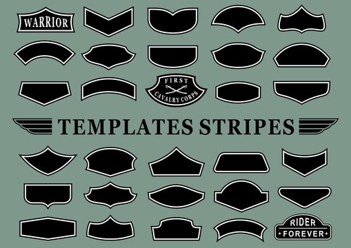 Stripes patterns for bikers and military