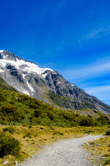 マウントクック国立公園のフッカーバレートラック