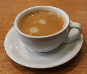 Cup of coffee.