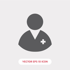 doctor icon vector