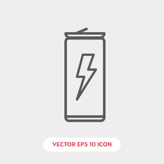 energy drink icon vector