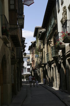 Olite, historical village of Navarra.Spain