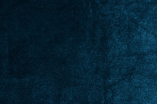 Blue velvet background, texture. Blue, cloth, abstract fabric.