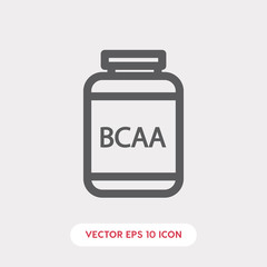 bcaa icon vector