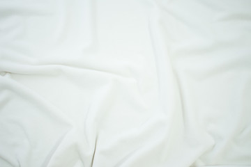 white crumpled blanket, plaid, texture