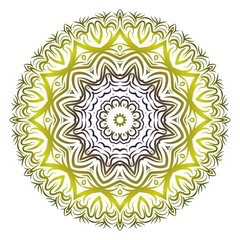 Mandala. for design, greeting card, invitation, coloring book. Arabic, Indian, motifs. Vector illustration.