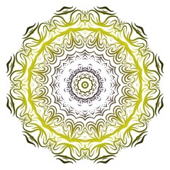 Oriental mandala. Vintage decorative elements. Vector illustration. It is super brilliant vector illustration