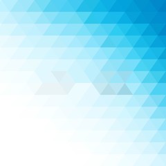 triangular blue background. layout for advertising, banner - Vektorgrafik