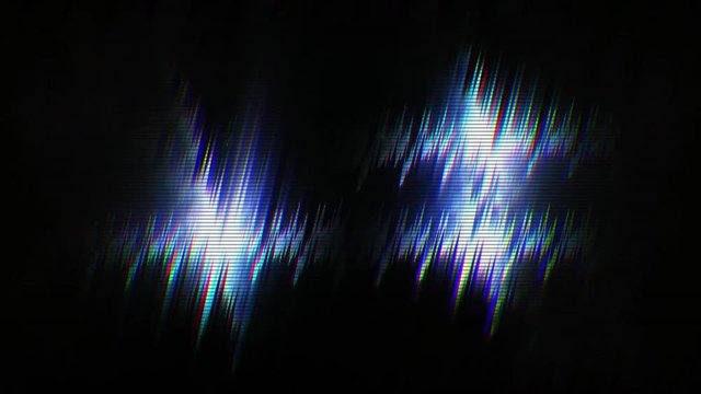 Various retro VHS equalizer waves with hipster glitch efx backdrop