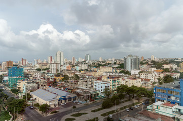 Fototapeta na wymiar Aerial view of Havana, Cuba