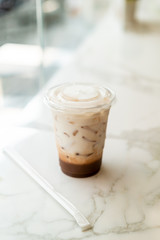 iced belgian chocolate milkshake cup