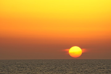 Sunset over the Aegean Sea